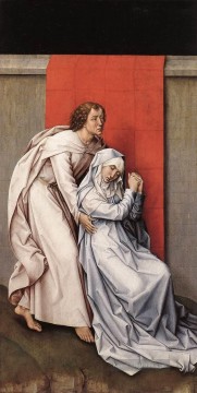  linke - Kreuzigung Diptychon linke Tafel maler Rogier van der Weyden